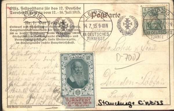 Sport Leipzig 12. Deutsches Turnfest 1913 – Bild 2