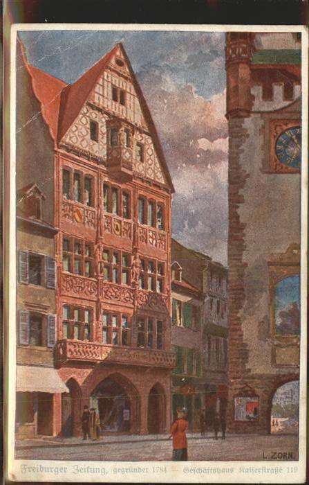 Zeitung Freiburger Zeitung Gebäude