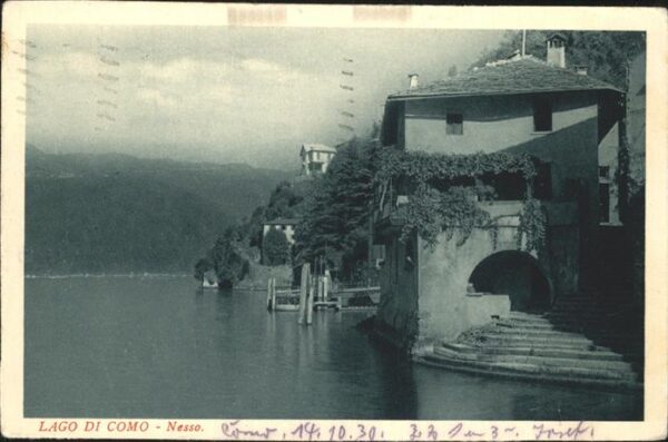 Nesso Lago di Como Häuser am See