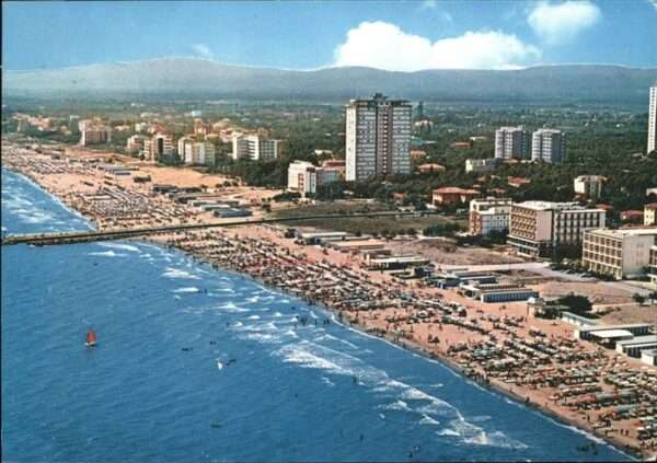 Milano Marittima Panorama dall'aereo Strand Fliegeraufna