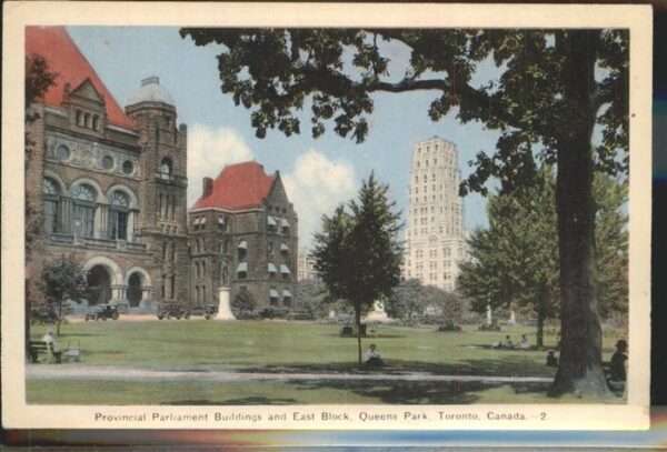 Toronto Canada Provincial Parliament Buildings and Eas
