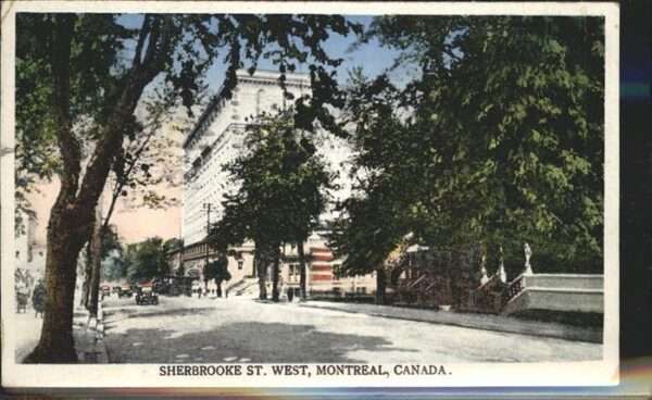 Montreal Quebec Sherbrooke Street West