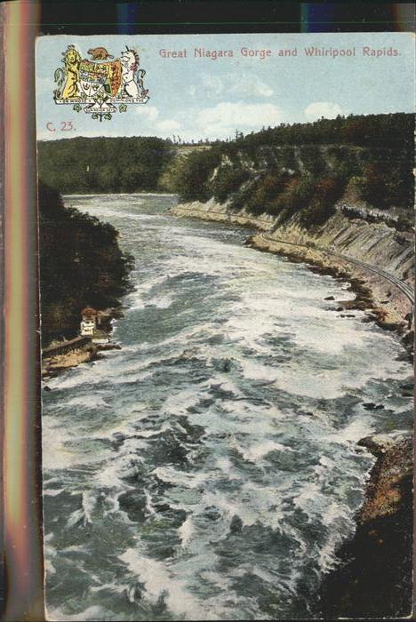 Niagara Falls Ontario Great Niagara Gorge Whirlpool Rapids