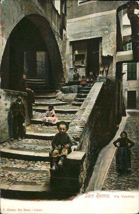 San Remo Via Vecchia Familie Kind