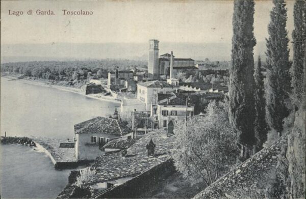 Maderno Lago di Garda Partie am Ufer Kirche