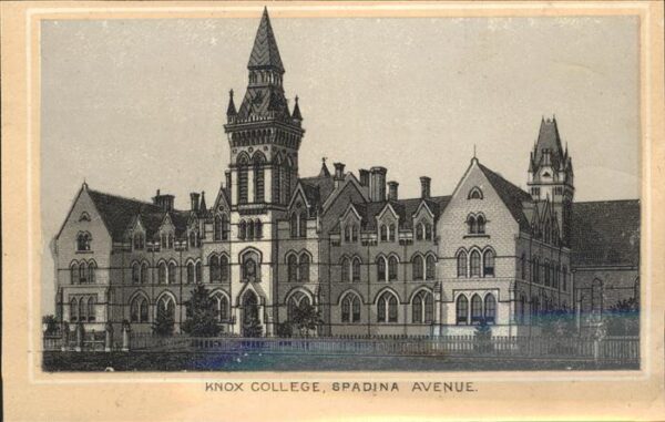 Toronto Canada Knox College Spadina Avenue