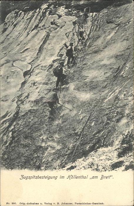 Bergsteigen Klettern Höllenthal am Breit