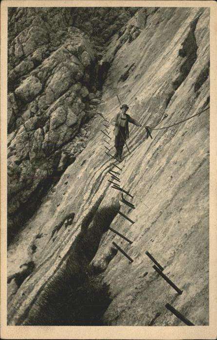Bergsteigen Klettern Am Brett Höllental
