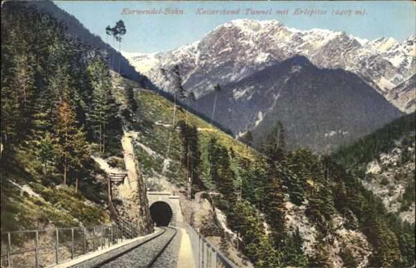 Eisenbahn Karwendel-Bahn Kaiserstand Tunnel Erlsp