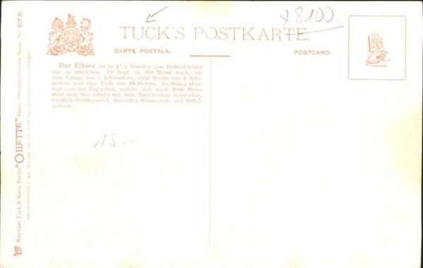 Verlag Tucks Oilette Nr. 217 Eibsee Bayern – Bild 2