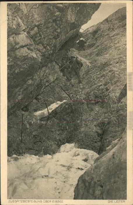 Bergsteigen Klettern Die Leiter Eibsee