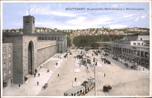 Strassenbahn Stuttgart Hauptbahnhof Hindenburgbau
