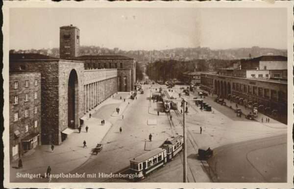Strassenbahn Stuttgart Hauptbahnhof Hindenburgplatz