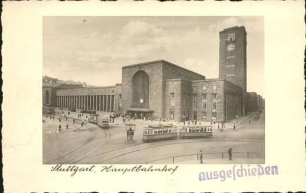 Strassenbahn Stuttgart Hauptbahnhof