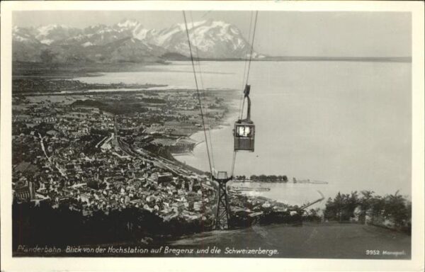 Seilbahn Pfänderbahn Bregenz Schweizerberge