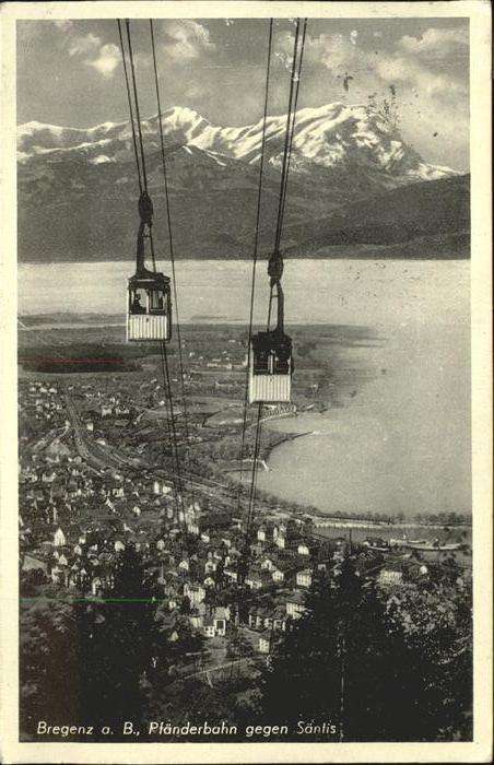 Seilbahn Bregenz Pfänderbahn Säntis