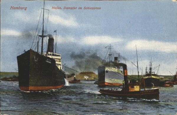 Dampfer Oceanliner Hamburg Hafen