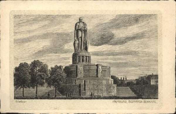 Bismarck Denkmal Hamburg Welin
