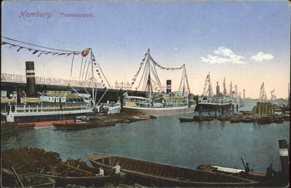 Schiffe Ships Navires Hamburg Petersenquai
