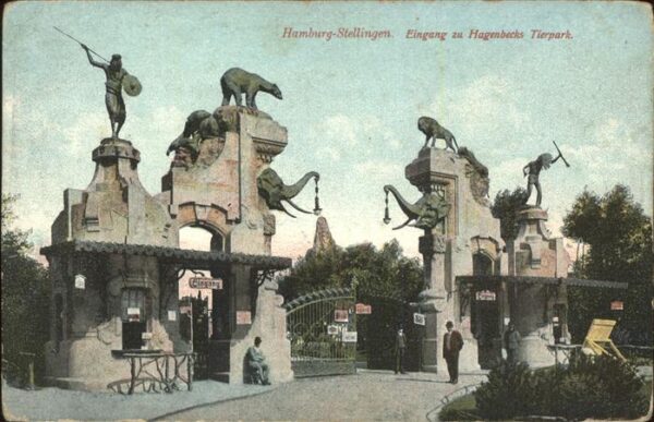 Hagenbeck Tierpark Eingang Hamburg-Stellingen
