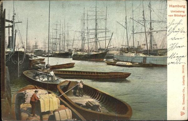 Segelschiffe Boote Hamburg Stückgut