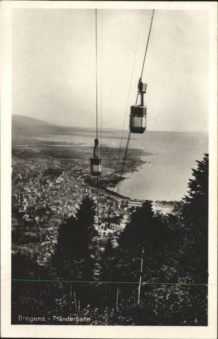 Seilbahn Bregenz am Bodensee Pfänderbahn