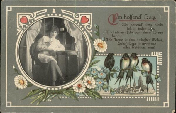 Poesie Blumen Vögel