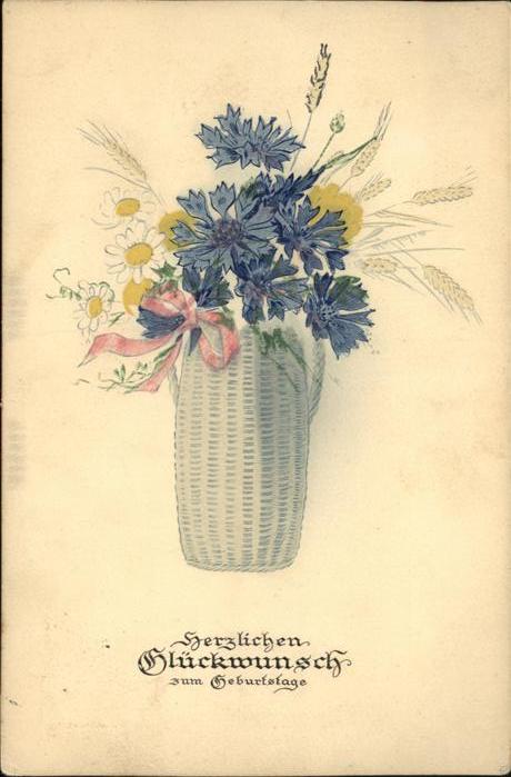 Blumen Geburtstag Glückwunsch