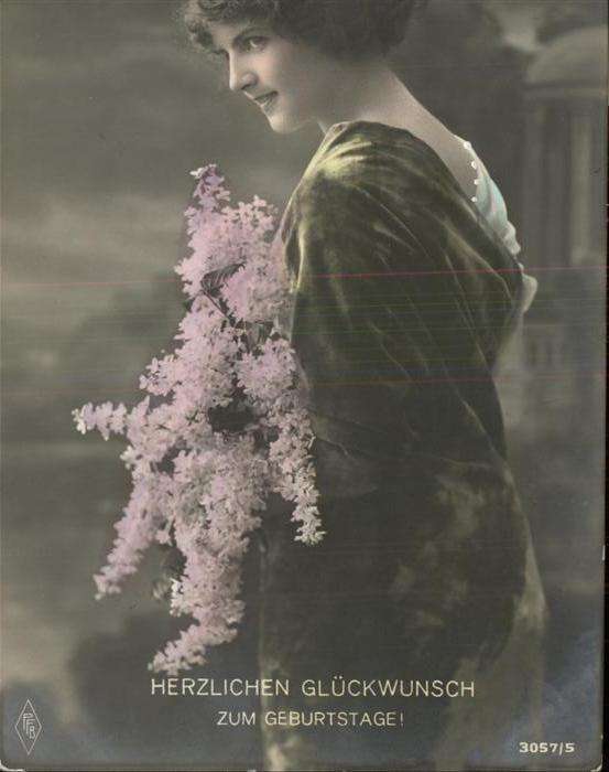 Blumen Geburtstag Glückwunsch Frau