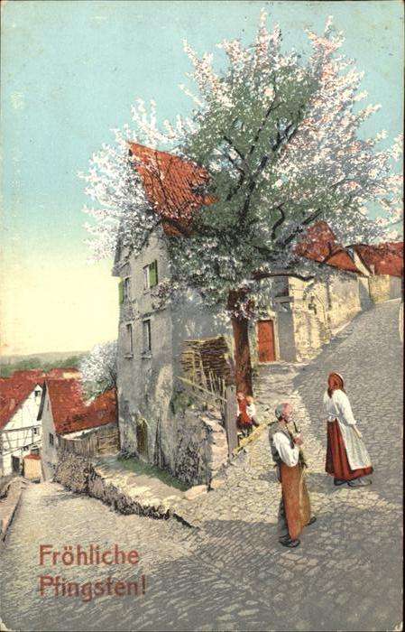 Pfingsten Pentecost Pentecote Duisburg Photochromie No. 142