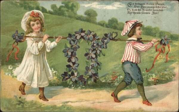 Blumen Kinder Poesie