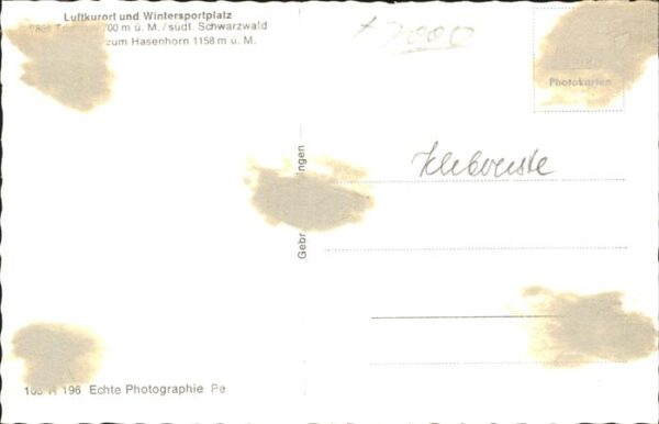 Sessellift Todtnau Hasenhorn – Bild 2
