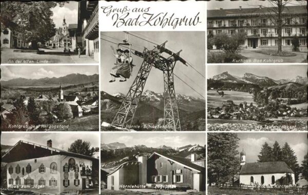 Sessellift Bad Kohlgrub Kurhaus Haus zum Jäger