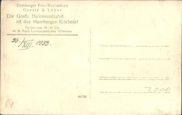 Hafenrundfahrt Hamburg St. Pauli – Bild 2