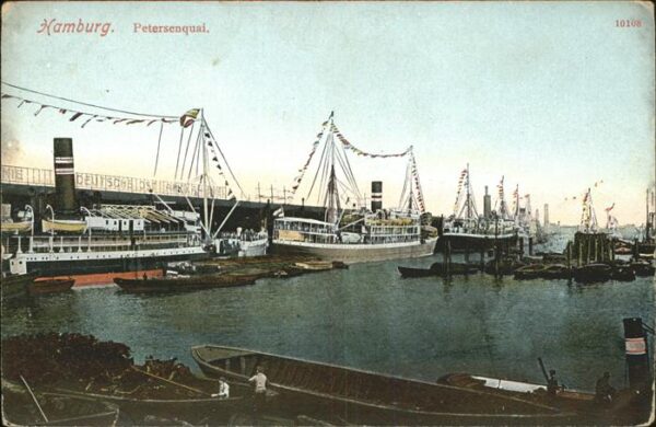 Schiffe Ships Navires Hamburg Petersenquai