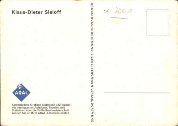 Fussball Klaus-Dieter Sieloff VfB Stuttgart – Bild 2