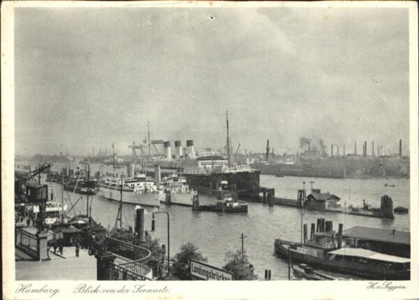 Schiffe Ships Navires Hamburg Seewarte