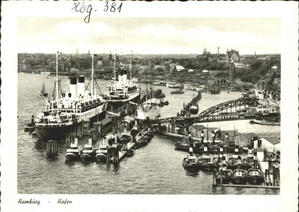 Dampfer Oceanliner Schiffe Boote Hamburg Hafen