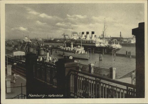 Dampfer Oceanliner Hamburg Hafen
