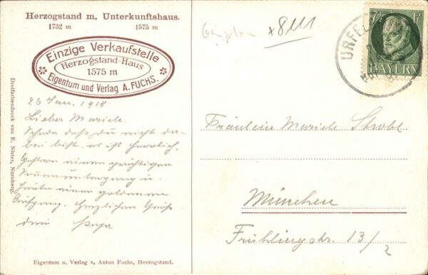 Compton E. H. Herzogstand Unterkunftshaus – Bild 2