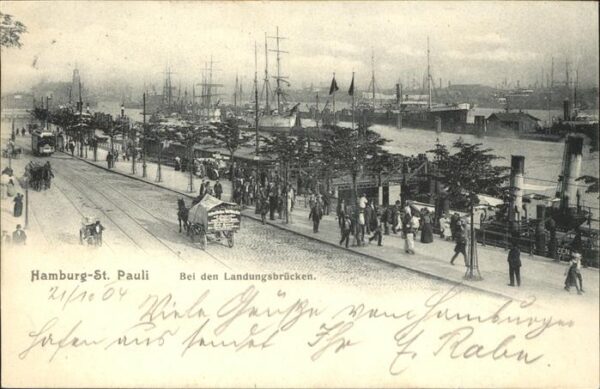 Hafenanlagen Hamburg-St. Pauli Landungsbrücken