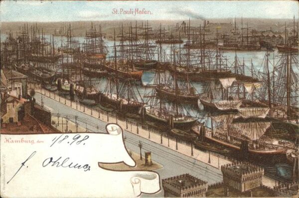 Segelschiffe St.Pauli-Hafen Hamburg
