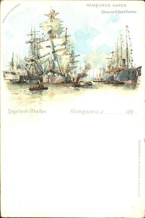 Segelschiffe Hafen Hamburg