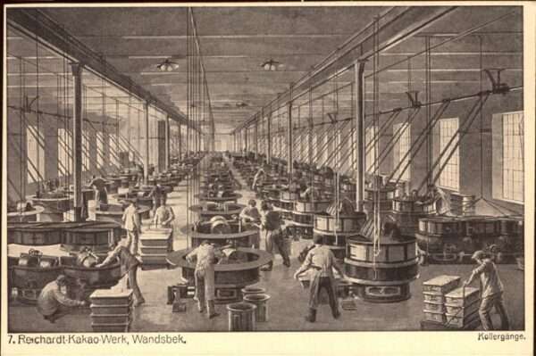 Kakao Schokolade Chocolat Reichardt-Kakao-Werk Wandsbek Kollergän