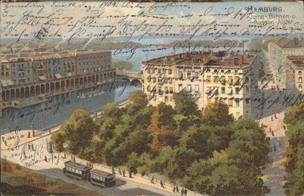 Kaemmerer Robert Hamburg Alster Strassenbahn
