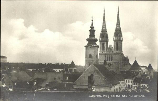 Zagreb Pogled na stoinu crkvu