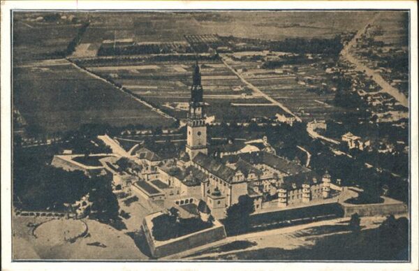 Czestochowa Schlesien Jasna Gora _ widok z lotu ptaka