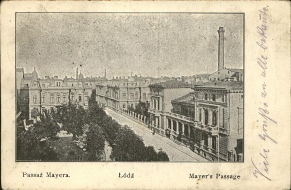 Litzmannstadt Lodz Mayers Passage Feldpost