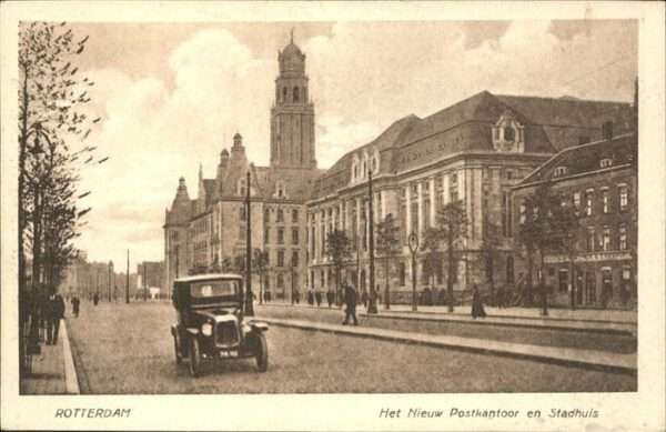 Rotterdam Het Nieuw Postkantoor en Stadhuis