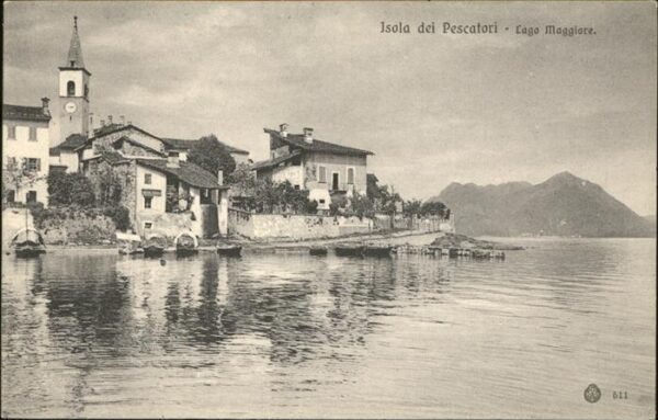 Isola dei Pescatori Lago Maggiore chiesa